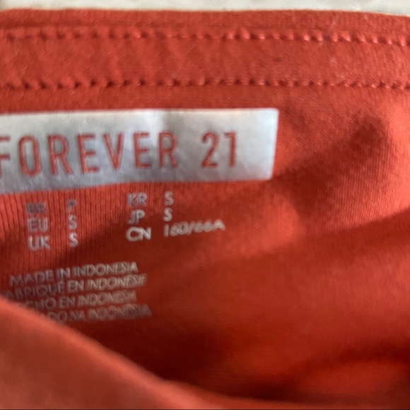 Orange high waisted active leggings size small - Picture 8 of 9